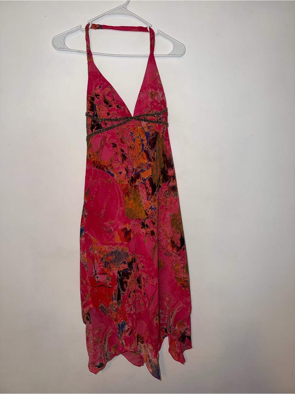 ABS Allen Schwartz Hot Pink Lined Dress